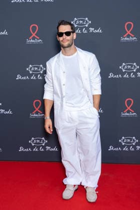 Sidaction Diner De La Mode NB Simon Porte Jacquemus attends the Sidaction Diner de la Mode as part of Paris Fashion Week at Lycee Carnot on July 09, 2026 in Paris, France. Photo by Nasser Berzane ABACAPRESS.COM Paris France  Copyright: xBerzanexNasser ABACAx