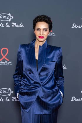 Sidaction Diner De La Mode NB Farida Khelfa attends the Sidaction Diner de la Mode as part of Paris Fashion Week at Lycee Carnot on July 09, 2026 in Paris, France. Photo by Nasser Berzane ABACAPRESS.COM Paris France  Copyright: xBerzanexNasser ABACAx