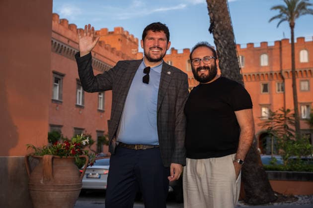 16th Social World Film Festival 2026 in Vico Equense, Italy - 08 Jul 2026 Giuseppe Alessio Nuzzo (L) and Fabio Balsamo (R) attends the 16th Social World Film Festival 2026 Vico Equense Italy Copyright: xAndreaxGulíx xSOPAxImagesx AGULI_SocialWorldFilmFestival2026_04(2)