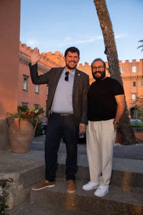 16th Social World Film Festival 2026 in Vico Equense, Italy - 08 Jul 2026 Giuseppe Alessio Nuzzo (L) and Fabio Balsamo (R) attend the 16th Social World Film Festival 2026 Vico Equense Italy Copyright: xAndreaxGulíx xSOPAxImagesx AGULI_SocialWorldFilmFestival2026_04(6)