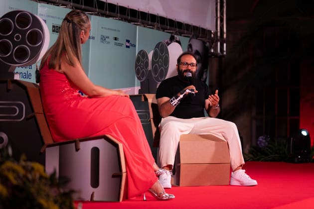 16th Social World Film Festival 2026 in Vico Equense, Italy - 08 Jul 2026 Roberta Scardola (L) and Fabio Balsamo (R) attend the 16th Social World Film Festival 2026 Vico Equense Italy Copyright: xAndreaxGulíx xSOPAxImagesx AGULI_SocialWorldFilmFestival2026_04(27)
