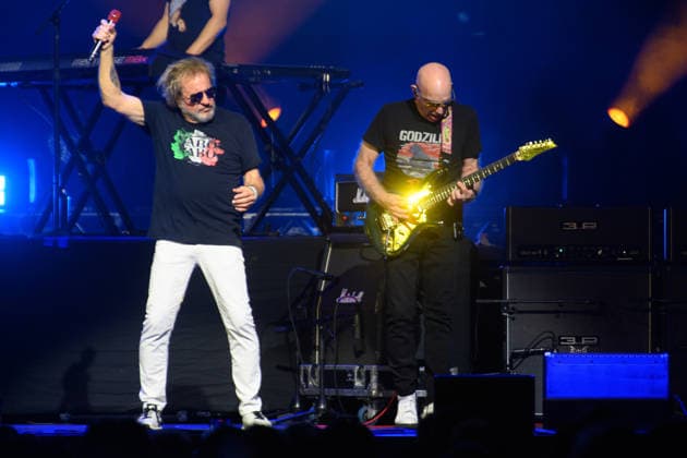Sammy Hagar Performs at British Airways ARC, London, UK - 09 July 2026 Guitarist Joe Satriani and Sammy Hagar performs on the first of three nights at British Airways ARC, London, England, UK on Thursday 09 July 2026 as part of his The Best of All Worlds Tour., Credit:Justin Ng Avalon UK, England, London, British Airways ARC  Copyright: xJustinxNgx xAvalonx 1115614851