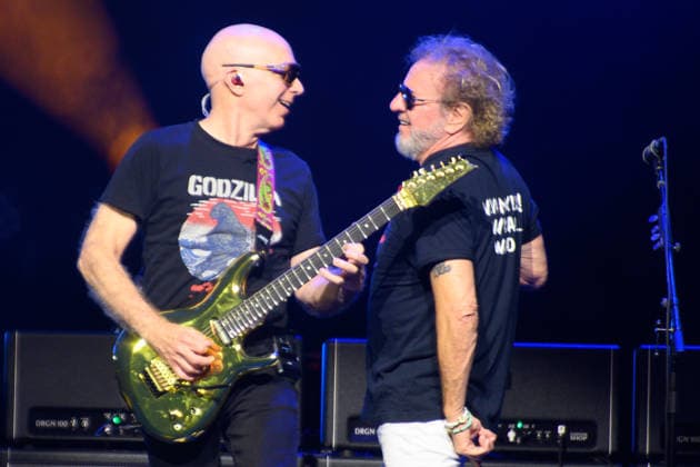 Sammy Hagar Performs at British Airways ARC, London, UK - 09 July 2026 Guitarist Joe Satriani and Sammy Hagar performs on the first of three nights at British Airways ARC, London, England, UK on Thursday 09 July 2026 as part of his The Best of All Worlds Tour., Credit:Justin Ng Avalon UK, England, London, British Airways ARC  Copyright: xJustinxNgx xAvalonx 1115614924