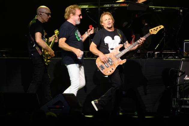 Sammy Hagar Performs at British Airways ARC, London, UK - 09 July 2026 (L-R) - Guitarist Joe Satriani, Sammy Hagar and bassist Michael Anthony performs on the first of three nights at British Airways ARC, London, England, UK on Thursday 09 July 2026 as part of his The Best of All Worlds Tour., Credit:Justin Ng Avalon UK, England, London, British Airways ARC  Copyright: xJustinxNgx xAvalonx 1115615000