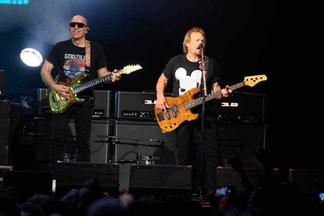 Sammy Hagar Performs at British Airways ARC, London, UK - 09 July 2026 Buitarist Joe Satriani and Bassist Michael Anthony performs on the first of three nights at British Airways ARC, London, England, UK on Thursday 09 July 2026 as part of his The Best of All Worlds Tour., Credit:Justin Ng Avalon UK, England, London, British Airways ARC  Copyright: xJustinxNgx xAvalonx 1115615010