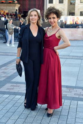 Classic Open Air - Berlin Tina Ruland und Anastasia Zampounidis beim Classic Open Air auf dem Gendarmenmarkt in Berlin am 09.07.2026 *** Classic Open Air Berlin: Tina Ruland and Anastasia Zampounidis at the Classic Open Air on the Gendarmenmarkt in Berlin on July 9, 2026 Copyright: xEventpressxBerndtx