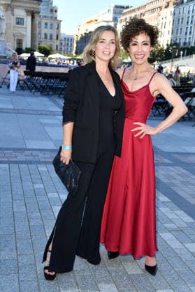 Classic Open Air - Berlin Tina Ruland und Anastasia Zampounidis beim Classic Open Air auf dem Gendarmenmarkt in Berlin am 09.07.2026 *** Classic Open Air Berlin: Tina Ruland and Anastasia Zampounidis at the Classic Open Air on the Gendarmenmarkt in Berlin on July 9, 2026 Copyright: xEventpressxBerndtx