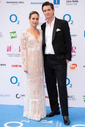 Silver Clef Awards 2026 - Arrivals Chloe Stroll and Scott James attend the Nordoff & Robbins O2 Silver Clef Awards at the Royal Albert Hall on July 09, 2026 in London, England., Credit:Lounis Tiar Avalon United Kingdom, London, Royal Albert Hall  Copyright: xLounisxTiarx xAvalonx 1115603164