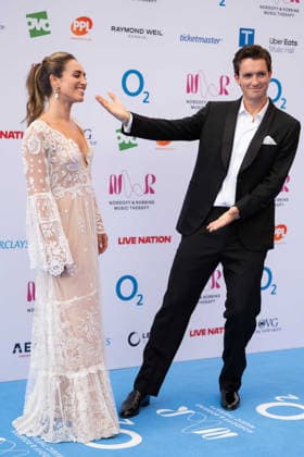 Silver Clef Awards 2026 - Arrivals Chloe Stroll and Scott James attend the Nordoff & Robbins O2 Silver Clef Awards at the Royal Albert Hall on July 09, 2026 in London, England., Credit:Lounis Tiar Avalon United Kingdom, London, Royal Albert Hall  Copyright: xLounisxTiarx xAvalonx 1115603229