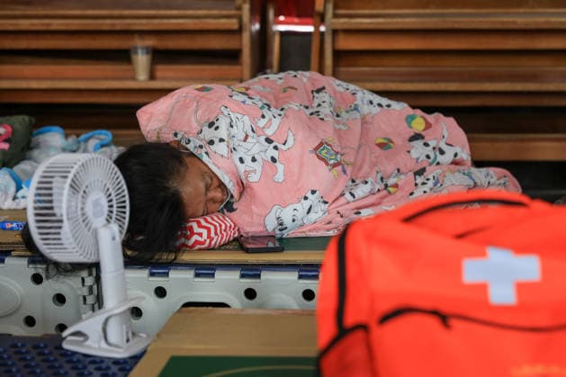 Typhoon Bavi sets to hit Taiwan after land, sea warnings issued HUALIEN COUNTY, TAIWAN – JULY 10: Residents of the flood-prone Guangfu Township take shelter at church, as Typhoon Bavi sets to hit the island today, in Guangfu Township, Hualien County, Taiwan, on July 10, 2026. People residing in flood-prone and low-lying areas across the island have been ordered to evacuate or take shelter as Typhoon Bavi is set to strike Taiwan with powerful winds and torrential rains, disrupting flights, school and work in several cities. The typhoon is expected to move toward China in the coming days. Daniel Ceng Anadolu Hualien Taiwan. Editorial use only. Please get in touch for any other usage.  Copyright: x2026xAnadoluxDanielxCengx