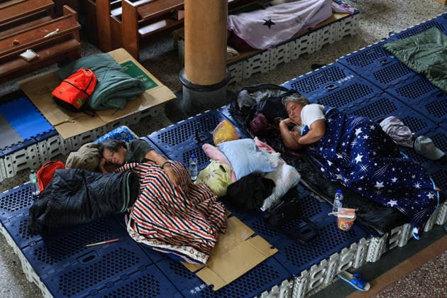 Typhoon Bavi sets to hit Taiwan after land, sea warnings issued HUALIEN COUNTY, TAIWAN – JULY 10: Residents of the flood-prone Guangfu Township take shelter at church, as Typhoon Bavi sets to hit the island today, in Guangfu Township, Hualien County, Taiwan, on July 10, 2026. People residing in flood-prone and low-lying areas across the island have been ordered to evacuate or take shelter as Typhoon Bavi is set to strike Taiwan with powerful winds and torrential rains, disrupting flights, school and work in several cities. The typhoon is expected to move toward China in the coming days. Daniel Ceng Anadolu Hualien Taiwan. Editorial use only. Please get in touch for any other usage.  Copyright: x2026xAnadoluxDanielxCengx