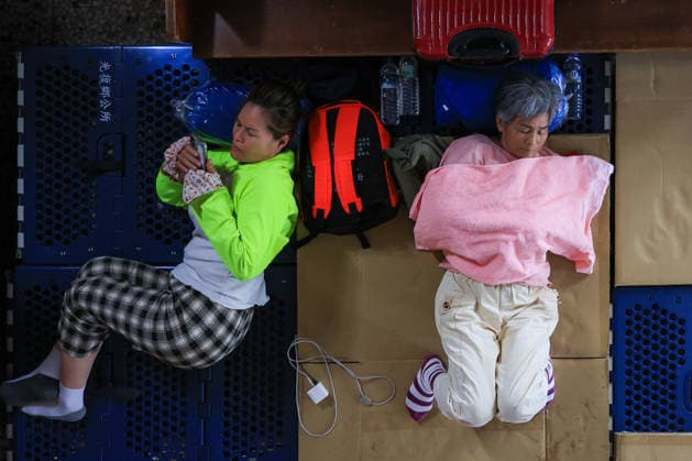 Typhoon Bavi sets to hit Taiwan after land, sea warnings issued HUALIEN COUNTY, TAIWAN – JULY 10: Residents of the flood-prone Guangfu Township take shelter at church, as Typhoon Bavi sets to hit the island today, in Guangfu Township, Hualien County, Taiwan, on July 10, 2026. People residing in flood-prone and low-lying areas across the island have been ordered to evacuate or take shelter as Typhoon Bavi is set to strike Taiwan with powerful winds and torrential rains, disrupting flights, school and work in several cities. The typhoon is expected to move toward China in the coming days. Daniel Ceng Anadolu Hualien Taiwan. Editorial use only. Please get in touch for any other usage.  Copyright: x2026xAnadoluxDanielxCengx
