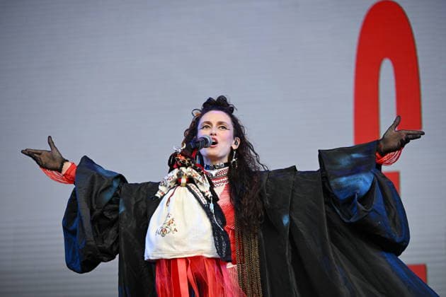 Pohoda festival day 2 in Trencin - 09 Jul 2026 Ukrainian singer Alina Pash performs live on the stage during the Pohoda Festival 2026 at Airport Trencin. Pohoda festival the biggest open-air summer music festival in Slovakia, celebrates 30th anniversary. Trencin Slovakia Copyright: xTomasxTkacikx xSOPAxImagesx 20260709-Pohoda-day2-12