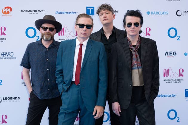Franz Ferdinand (Robert Hardy, Alex Kapranos, Julian Corrie and Dino Bardot) attends the Nordoff and Robbins O2 Silver Clef Awards at the Royal Albert Hall in London, England. UK. Thursday 9th July 2026. Copyright: xJamesxWarrenx NORDOFF AND ROBBINS O2 SILVER CLEF AWARDS35