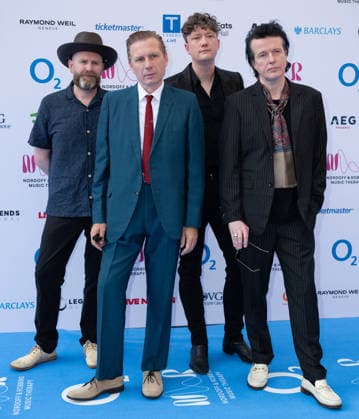Franz Ferdinand (Robert Hardy, Alex Kapranos, Julian Corrie and Dino Bardot) attends the Nordoff and Robbins O2 Silver Clef Awards at the Royal Albert Hall in London, England. UK. Thursday 9th July 2026. Copyright: xJamesxWarrenx NORDOFF AND ROBBINS O2 SILVER CLEF AWARDS37