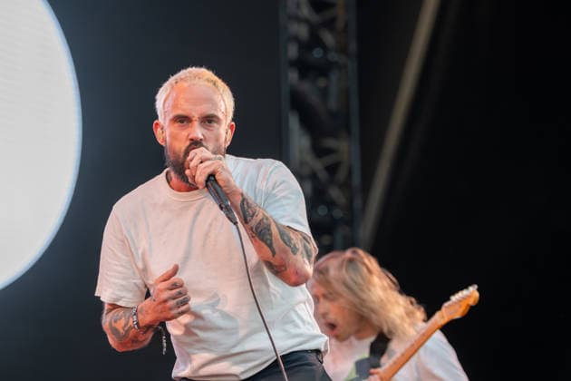 Pohoda festival day 2 in Trencin - 09 Jul 2026 Joe Talbot from British post-punk band Idles performs live on the stage during the Pohoda Festival 2026 at Airport Trencin. Pohoda festival the biggest open-air summer music festival in Slovakia, celebrates 30th anniversary. Trencin Slovakia Copyright: xTomasxTkacikx xSOPAxImagesx 20260709-Pohoda-day2-26