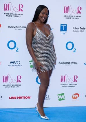 Rachel Chinouriri attends the Nordoff and Robbins O2 Silver Clef Awards at the Royal Albert Hall in London, England. UK. Thursday 9th July 2026. Copyright: xJamesxWarrenx NORDOFF AND ROBBINS O2 SILVER CLEF AWARDS79