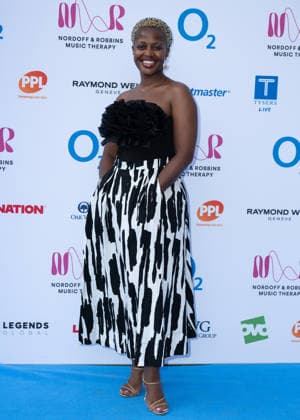 Zola attends the Nordoff and Robbins O2 Silver Clef Awards at the Royal Albert Hall in London, England. UK. Thursday 9th July 2026. Copyright: xJamesxWarrenx NORDOFF AND ROBBINS O2 SILVER CLEF AWARDS85