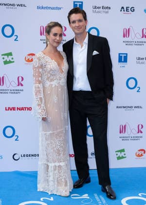 Chloe Stroll and Scott James attends the Nordoff and Robbins O2 Silver Clef Awards at the Royal Albert Hall in London, England. UK. Thursday 9th July 2026. Copyright: xJamesxWarrenx NORDOFF AND ROBBINS O2 SILVER CLEF AWARDS63