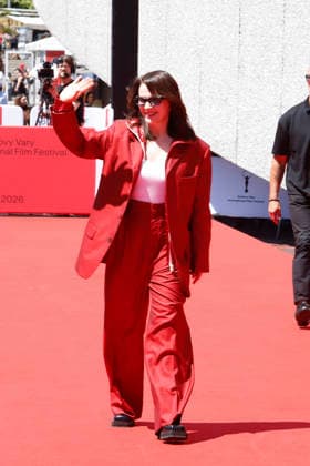 Juliette Binoche beim Special Screening des Dokumentarfilms In-I in Motion auf dem 60. Internationalen Filmfestival Karlovy Vary 2026 in der Grand Hall im Festival Hotel Thermal. Karlsbad, 09.07.2026 *** Juliette Binoche at the special screening of the documentary *In I in Motion* at the 60th Karlovy Vary International Film Festival in 2026, held in the Grand Hall of the Festival Hotel Thermal in Karlsbad, July 9, 2026 Foto:xM.xThomasx xFuturexImagex binoche_6704