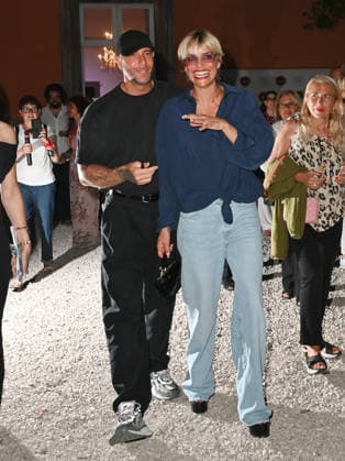 Micaela Ramazzotti receives the Lifetime Achievement Award at the 2026 Social Film Festival - 09 Jul 2026 Micaela Ramazzotti heads to the red carpet with her husband during the 2026 Social Film Festival. Vico Equense Italy Copyright: xAntoninoxD Espositox xSOPAxImagesx DSC_4759