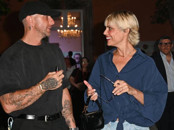 Micaela Ramazzotti receives the Lifetime Achievement Award at the 2026 Social Film Festival - 09 Jul 2026 Micaela Ramazzotti heads to the red carpet with her husband during the 2026 Social Film Festival. Vico Equense Italy Copyright: xAntoninoxD Espositox xSOPAxImagesx DSC_4768