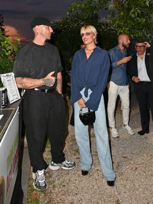 Micaela Ramazzotti receives the Lifetime Achievement Award at the 2026 Social Film Festival - 09 Jul 2026 Micaela Ramazzotti heads to the red carpet with her husband during the 2026 Social Film Festival. Vico Equense Italy Copyright: xAntoninoxD Espositox xSOPAxImagesx DSC_4792