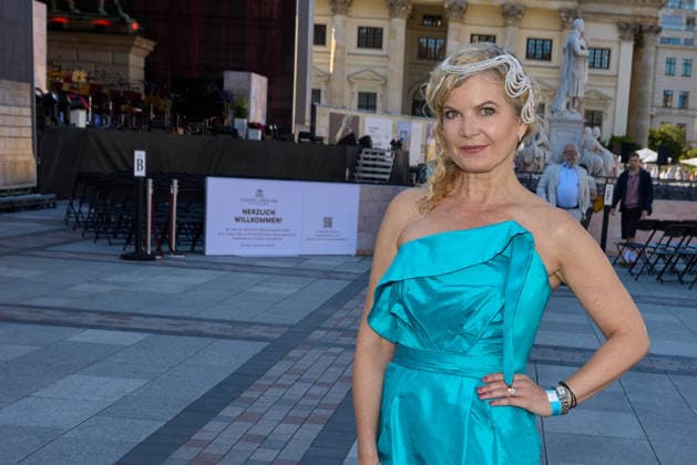 Eva Imhof - Eroeffnung des Classic Open Air auf dem Gendarmenmarkt in Berlin am 09.07.2026. Classic Open Air 2026 *** Eva Imhof: Opening of the Classic Open Air at the Gendarmenmarkt in Berlin on July 9, 2026 Classic Open Air 2026
