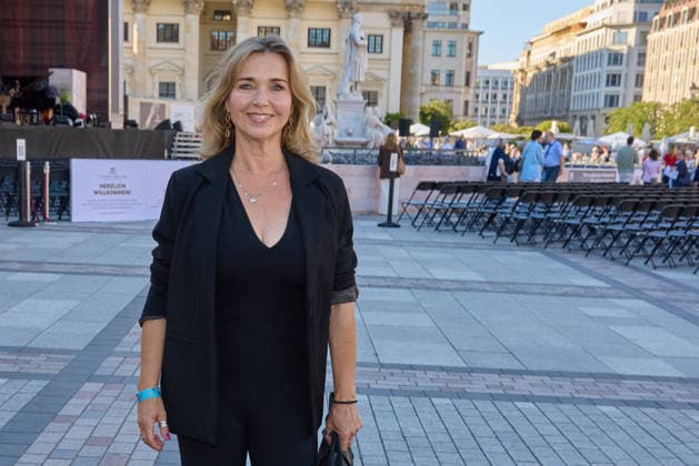 Tina Ruland - Eroeffnung des Classic Open Air auf dem Gendarmenmarkt in Berlin am 09.07.2026. Classic Open Air 2026 *** Tina Ruland: Opening of the Classic Open Air at the Gendarmenmarkt in Berlin on July 9, 2026 Classic Open Air 2026