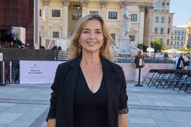 Tina Ruland - Eroeffnung des Classic Open Air auf dem Gendarmenmarkt in Berlin am 09.07.2026. Classic Open Air 2026 *** Tina Ruland: Opening of the Classic Open Air at the Gendarmenmarkt in Berlin on July 9, 2026 Classic Open Air 2026