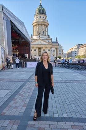 Tina Ruland - Eroeffnung des Classic Open Air auf dem Gendarmenmarkt in Berlin am 09.07.2026. Classic Open Air 2026 *** Tina Ruland: Opening of the Classic Open Air at the Gendarmenmarkt in Berlin on July 9, 2026 Classic Open Air 2026
