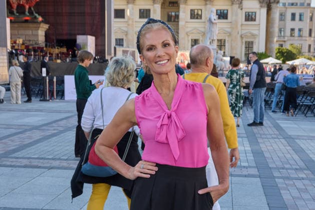 Kerstin Linnartz - Eroeffnung des Classic Open Air auf dem Gendarmenmarkt in Berlin am 09.07.2026. Classic Open Air 2026 *** Kerstin Linnartz: Opening of the Classic Open Air at the Gendarmenmarkt in Berlin on July 9, 2026 Classic Open Air 2026