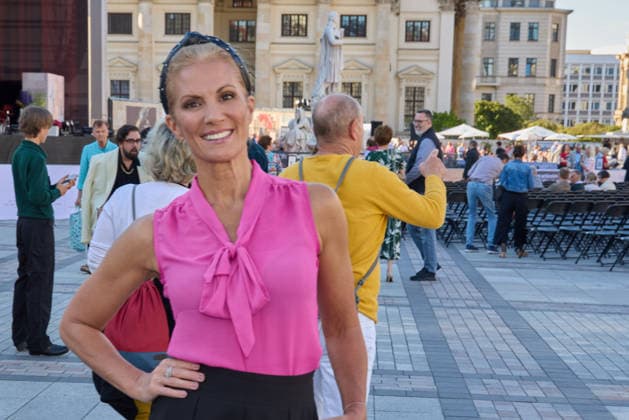 Kerstin Linnartz - Eroeffnung des Classic Open Air auf dem Gendarmenmarkt in Berlin am 09.07.2026. Classic Open Air 2026 *** Kerstin Linnartz: Opening of the Classic Open Air at the Gendarmenmarkt in Berlin on July 9, 2026 Classic Open Air 2026