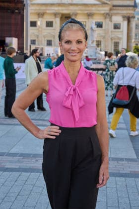 Kerstin Linnartz - Eroeffnung des Classic Open Air auf dem Gendarmenmarkt in Berlin am 09.07.2026. Classic Open Air 2026 *** Kerstin Linnartz: Opening of the Classic Open Air at the Gendarmenmarkt in Berlin on July 9, 2026 Classic Open Air 2026