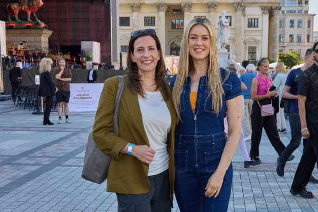 Ulrike Frank und Nina Ensmann - Eroeffnung des Classic Open Air auf dem Gendarmenmarkt in Berlin am 09.07.2026. Classic Open Air 2026 *** Ulrike Frank and Nina Ensmann: Opening of the Classic Open Air at the Gendarmenmarkt in Berlin on July 9, 2026 Classic Open Air 2026