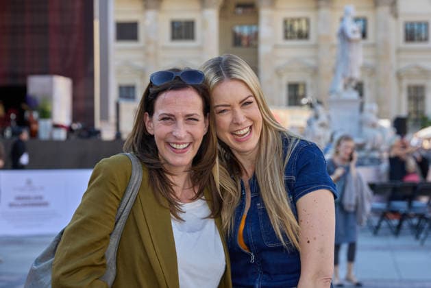 Ulrike Frank und Nina Ensmann - Eroeffnung des Classic Open Air auf dem Gendarmenmarkt in Berlin am 09.07.2026. Classic Open Air 2026 *** Ulrike Frank and Nina Ensmann: Opening of the Classic Open Air at the Gendarmenmarkt in Berlin on July 9, 2026 Classic Open Air 2026