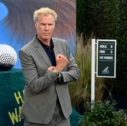 Cast member Will Ferrell attends the premiere of the Netflix sport comedy TV series The Hawk at the Directors Village in the Westwood section of Los Angeles on Thursday, July 9, 2026. Storyline Follows Lonnie Hawkins, 2004 s top golfer, as he struggles to recapture his magic late in his career, refusing to believe he s anything other than one stroke away from golf s greatest comeback.  LAP2026070903 JIMxRUYMEN