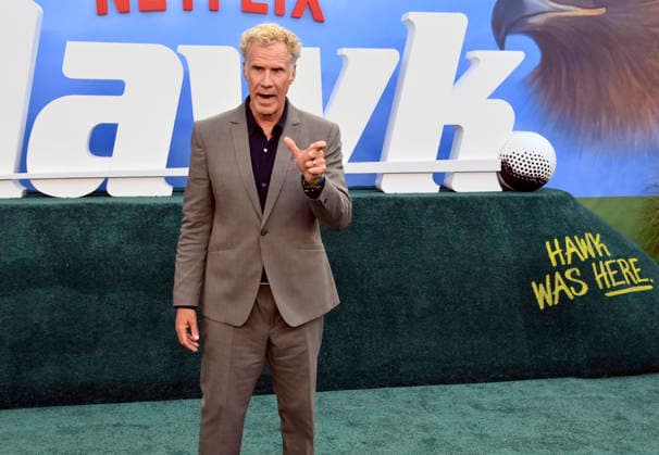 Cast member Will Ferrell attends the premiere of the Netflix sport comedy TV series The Hawk at the Directors Village in the Westwood section of Los Angeles on Thursday, July 9, 2026. Storyline Follows Lonnie Hawkins, 2004 s top golfer, as he struggles to recapture his magic late in his career, refusing to believe he s anything other than one stroke away from golf s greatest comeback.  LAP2026070908 JIMxRUYMEN
