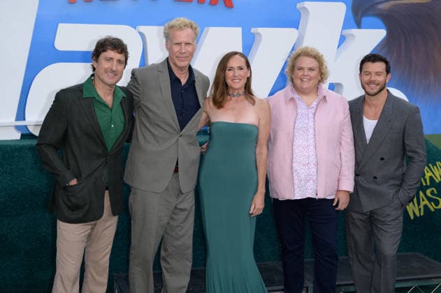 The Hawk Premiere - Los Angeles, USA LOS ANGELES, USA. July 09, 2026: Luke Wilson, Will Ferrell, Molly Shannon, Fortune Feimster & Jimmy Tatro at the premiere for The Hawk at the Directors Village in Westwood. Los Angeles CA USA  Copyright: xPaulxSmith Featureflashx