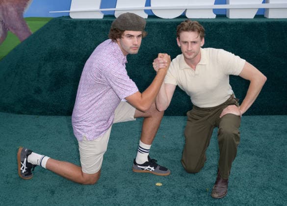 The Hawk Premiere - Los Angeles, USA LOS ANGELES, USA. July 09, 2026: Mathias Ferrell & Magnus Ferrell at the premiere for The Hawk at the Directors Village in Westwood. Los Angeles CA USA  Copyright: xPaulxSmith Featureflashx