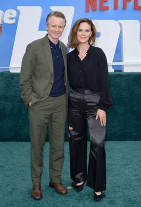 LOS ANGELES, USA, July 9, 2026: Emily Deschanel and David Hornsby at the premiere of *The Hawk* at the Directors Village in Westwood. Photo by Paul Smith, Featureflash 458094, July 9, 2026, CA, Los Angeles  Copyright: xPaulxSmithx xFeaturesxFlashx xStarfacex STAR_458094_099