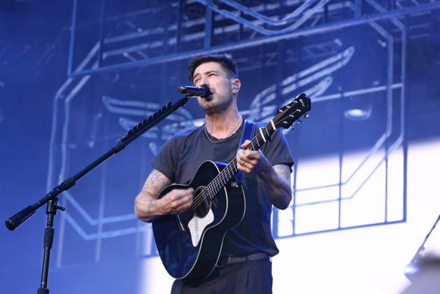 09.07.2026, Mumford & Sons Saenger, Sänger Marcus Mumford, im Konzert live in der Waldbühne, Berlin, Musik, Berlin *** July 9, 2026, Mumford & Sons singer Marcus Mumford, live in concert at the Waldbühne, Berlin, music, Berlin