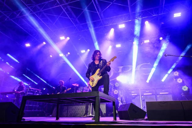 July 9, 2026, Forte Dei Marmi, Lucca, Italy: The rock band Europe performs in concert on the stage of the Villa Bertelli Festival with their Tour 2025 , Forte dei Marmi, 09 07 2026 Forte Dei Marmi Italy  - ZUMAa289 20260709_zia_a289_381 Copyright: xStefanoxDallexLuchex xAgfx