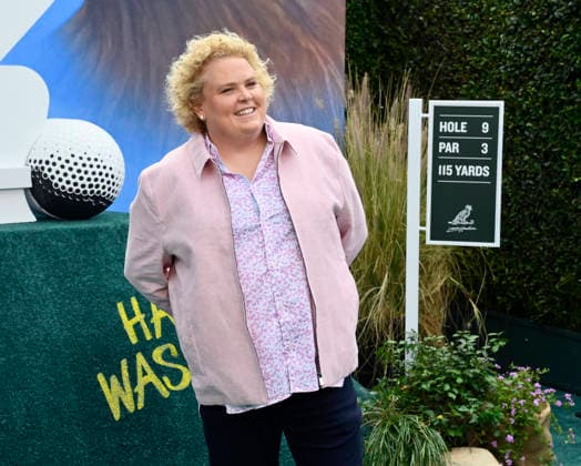 Cast member Fortune Feimster attends the premiere of the Netflix sport comedy TV series The Hawk at the Directors Village in the Westwood section of Los Angeles on Thursday, July 9, 2026. Storyline Follows Lonnie Hawkins, 2004 s top golfer, as he struggles to recapture his magic late in his career, refusing to believe he s anything other than one stroke away from golf s greatest comeback.  LAP2026070946 JIMxRUYMEN