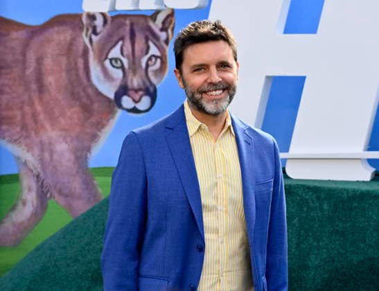 Cast member Andrew Guest attends the premiere of the Netflix sport comedy TV series The Hawk at the Directors Village in the Westwood section of Los Angeles on Thursday, July 9, 2026. Storyline Follows Lonnie Hawkins, 2004 s top golfer, as he struggles to recapture his magic late in his career, refusing to believe he s anything other than one stroke away from golf s greatest comeback.  LAP2026070949 JIMxRUYMEN