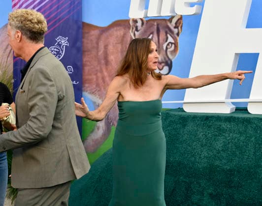 Cast members Will Ferrell (L) and Molly Shannon attends the premiere of the Netflix sport comedy TV series The Hawk at the Directors Village in the Westwood section of Los Angeles on Thursday, July 9, 2026. Storyline Follows Lonnie Hawkins, 2004 s top golfer, as he struggles to recapture his magic late in his career, refusing to believe he s anything other than one stroke away from golf s greatest comeback.  LAP2026070933 JIMxRUYMEN