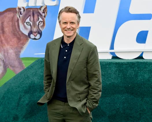 Cast member David Hornsby attends the premiere of the Netflix sport comedy TV series The Hawk at the Directors Village in the Westwood section of Los Angeles on Thursday, July 9, 2026. Storyline Follows Lonnie Hawkins, 2004 s top golfer, as he struggles to recapture his magic late in his career, refusing to believe he s anything other than one stroke away from golf s greatest comeback.  LAP2026070936 JIMxRUYMEN