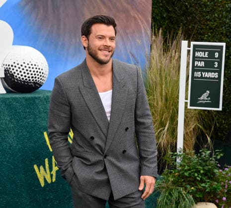 Cast member Jimmy Tatro attends the premiere of the Netflix sport comedy TV series The Hawk at the Directors Village in the Westwood section of Los Angeles on Thursday, July 9, 2026. Storyline Follows Lonnie Hawkins, 2004 s top golfer, as he struggles to recapture his magic late in his career, refusing to believe he s anything other than one stroke away from golf s greatest comeback.  LAP2026070924 JIMxRUYMEN