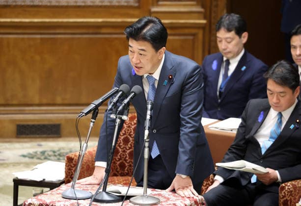 July 10, 2026, Tokyo, Japan - Japan s Chief Cabinet Secretary Minoru Kihara answers a question at Lower House s Rules and Administration Committee to discuss the revision bill for the Imperial House Law at the National Diet in Tokyo on Friday, July 10, 2026. Lower House passed the revision bill for the Imperial House Law to maintain the number of Imperial Family members. (photo by Yoshio Tsunoda AFLO)  aflo_337528642