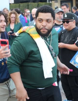 Arrivals outside The Hawk premiere at Village Theatre in Westwood Featuring: O Shea Jackson Jr Where: Los Angeles, California, United States When: 09 Jul 2026 Credit: H2Y INSTARimages EDITORIAL USE ONLY. NOT FOR USE BY NEWSPAPERS BASED IN THE UK. Copyright: xx instar55842100